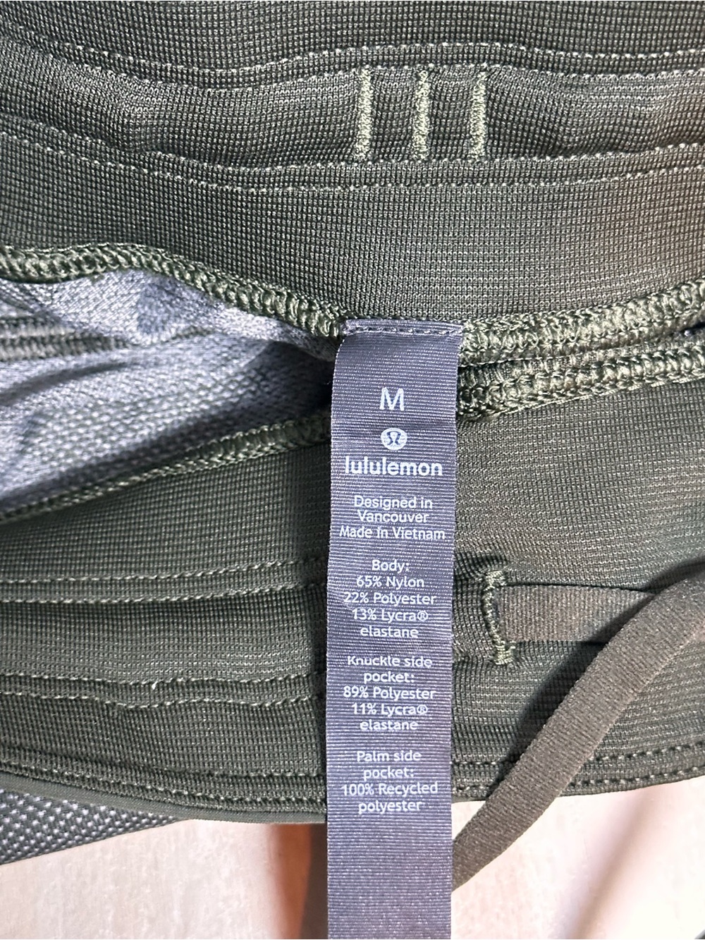Lululemon T.H.E. Short 7" Mesh Linerless M Variegated Mesh Camo Max Dark Olive - Picture 13 of 15